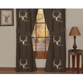 Lined Drapes in Brown