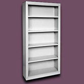 72" H Deep Five Shelf Bookcase