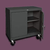 Transport Wide Single Shelf Work Height Storage - 36" x 36" x 24"