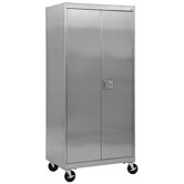 Stainless Steel Mobile Storage Cabinet