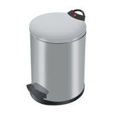 T2.13 Pedal Bin in Silver