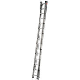 843cm ProfiStep Duo 2-Section Aluminium Rope-Operated Ladder