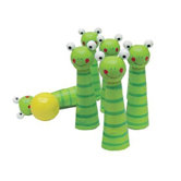 Kid's Frog Bowling Pin Game Set