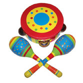 Kid's Striped Three-Piece Gift Set