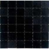 2" x 2" Polished Granite Mosaic in Absolute Black