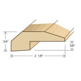 78" Solid Hardwood Unfinished Brazilian Cherry Threshold