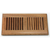 4" x 10" Surface Mount Red Oak Wood Vent in Natural