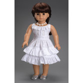 American Girl Dolls Fleur Blanc Dress