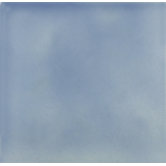 Hand-Painted Ceramic 6" x 6" Glazed Single Bullnose in Cancun