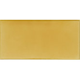 Hand-Painted Ceramic 3" x 6" Glazed Single Bullnose in Sol