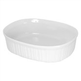 French White 1.5 Qt. Oval Dish