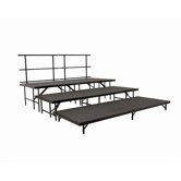 Portable Stage & Seated Riser Package in Carpet