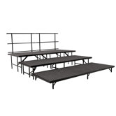 Portable Stage & Seated Riser Set in Carpet