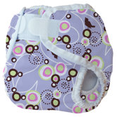 Diaper Cover in Baby Bird Lavender