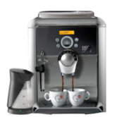 Platinum Swing Espresso Machine with Milk Island