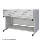 Facil Flat Small File High Base in Light Gray