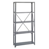 Commercial Steel Shelving Unit, 5 Shelves