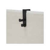 Plastic Coat Hook, 2 Hook