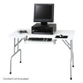 Folding Rectangular Computer Table