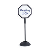Magnetic/Dry Erase Steel Double Sided Sign, Magnetic/Dry Erase Steel, 18.25" Wide