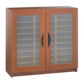 Thirty Compartment Literature Organizer with Doors