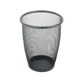 Onyx Round Mesh Wastebasket, 5 Gal