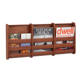 Bamboo Magazine Wall Rack