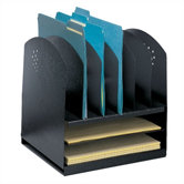 Combination Desk Rack 6 Upright/ 2 Horizontal