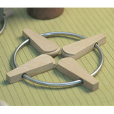 Teak Folding Dish Mat