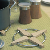 Oak Folding Dish Mat