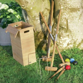 Akiko Teak Combo Croquet Game Set