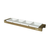 Plint Rectangular Serving Tray with 4 Bowls
