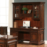 Cantata Computer Credenza with Hutch