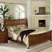 Craftsman Home Slat Bed