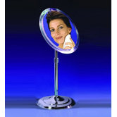 Makeup Mirror with Pedestal