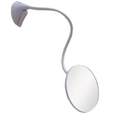 Peeka-Bu Gooseneck Intimate Grooming Mirror in White
