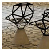 Chair_One Outdoor Chair with Concrete Base