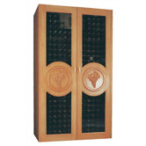 700 Concord Oak Refrigerated Wine Cabinet