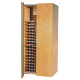 440 Two Door Oak Wine Cooler Cabinet