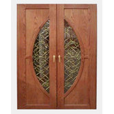 Monaco 2 Door Oak Wine Cooler