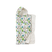 Owls Hooded Towel in Sky