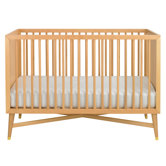 Mid-Century Crib In Natural