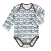 Cars Boy's Long Sleeve Bodysuit in Grey
