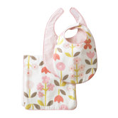 Rosette Blossom Burp Cloth Pack of Two