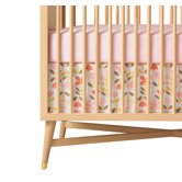 Rosette Blossom Crib Skirt