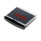Replacement Ink Pad for 2000 PLUS 2-Color Word Daters, Blue/Red