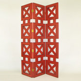 Stacked Crate Room Divider