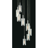 Zylinder Contemporary 8 Light Linear Foyer Pendant