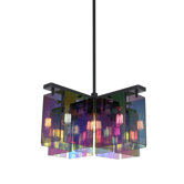 Dichroix 5 Light Foyer Pendant