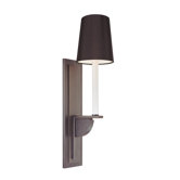 Delgado One Light Wall Sconce in Rubbed Bronze